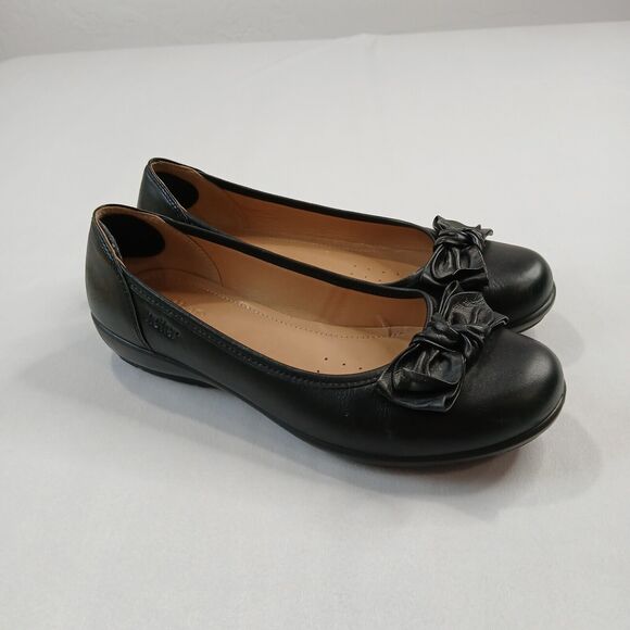 Hotter Shoes Size 9 Comfort Concept JEWEL Flats Shoes Ballet Black US 9 UK 7 - Picture 9 of 9